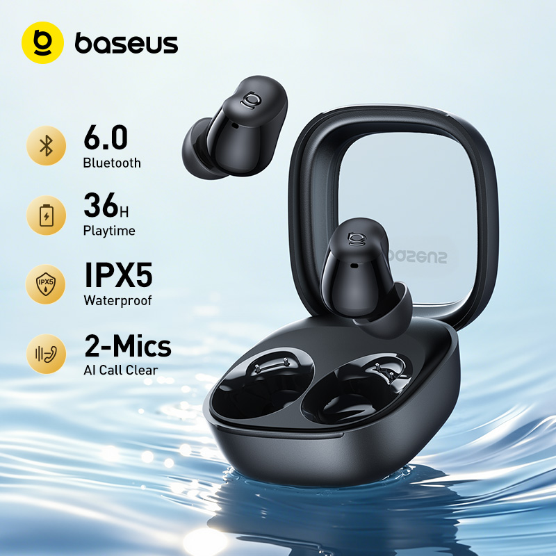 Sleep Mask Headphones Bluetooth - Baseus Bass WM02s Wireless Eabuds Bluetooth