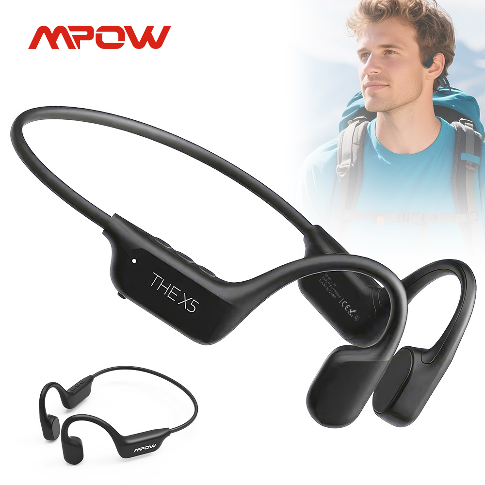 Open Ear Air Conduction Headphones - Mpow X5 Bone Conduction Headphones Open