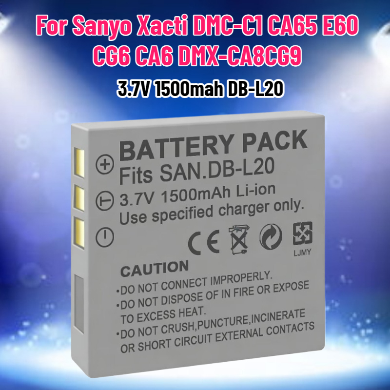 Drones - 3.7V 1500mah DB-L20 Battery for Sanyo