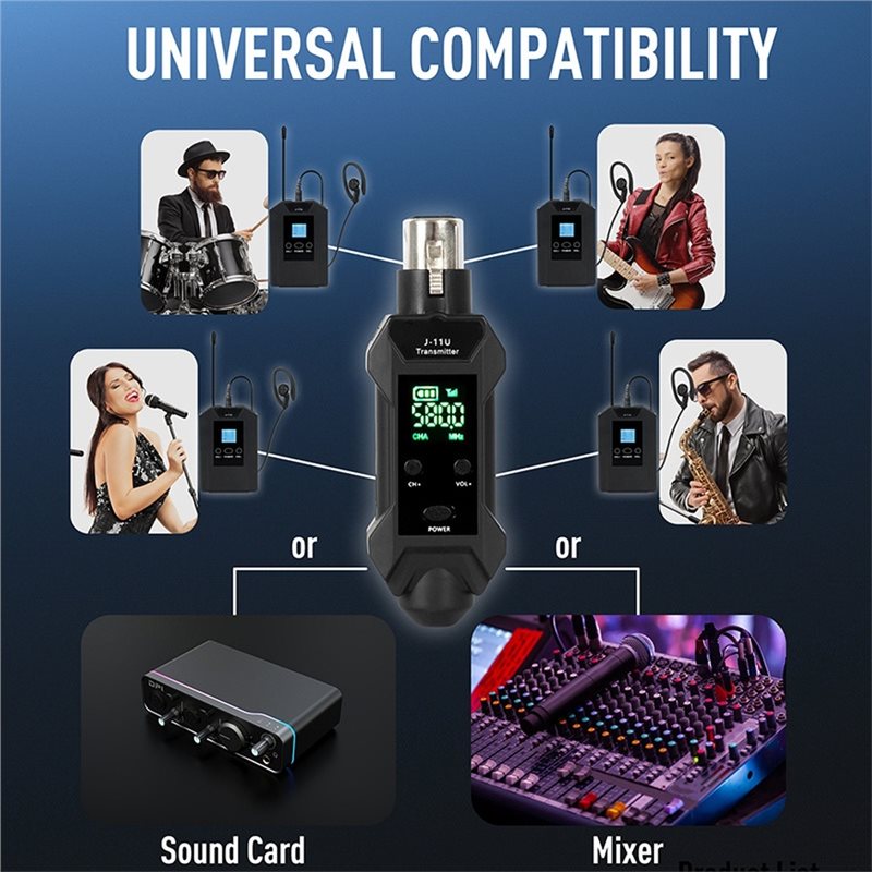 J-11U Wireless In-Ear Monitor  - đánh giá và giá In Ear Monitors For Singers