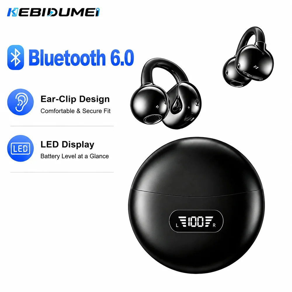 KEBIDUMEI Bluetooth 6.0 Earpho - đánh giá và giá Open Ear Air Conduction Headphones