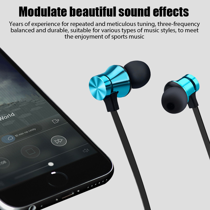New Bluetooth 4.2 Wireless Spo - đánh giá và giá Magnetic Neckband Sports Earphones