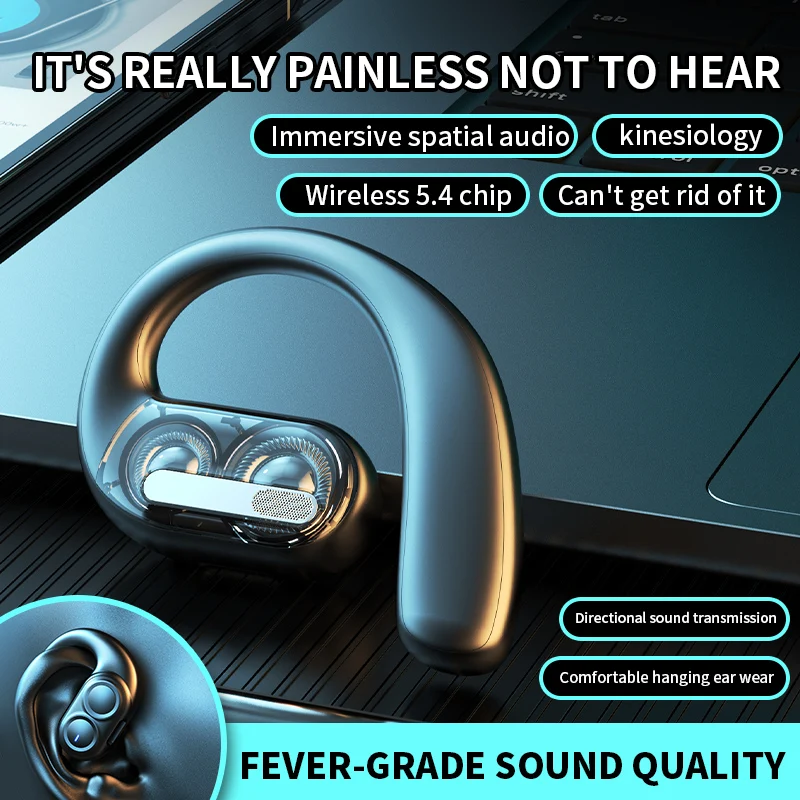 Wireless Bluetooth Headphones  - đánh giá và giá Open Ear Air Conduction Headphones