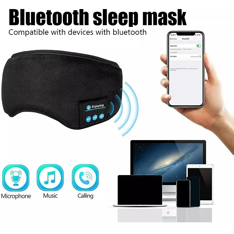 3D Eye Mask Bluetooth Headphon - đánh giá và giá Sleep Mask Headphones Bluetooth