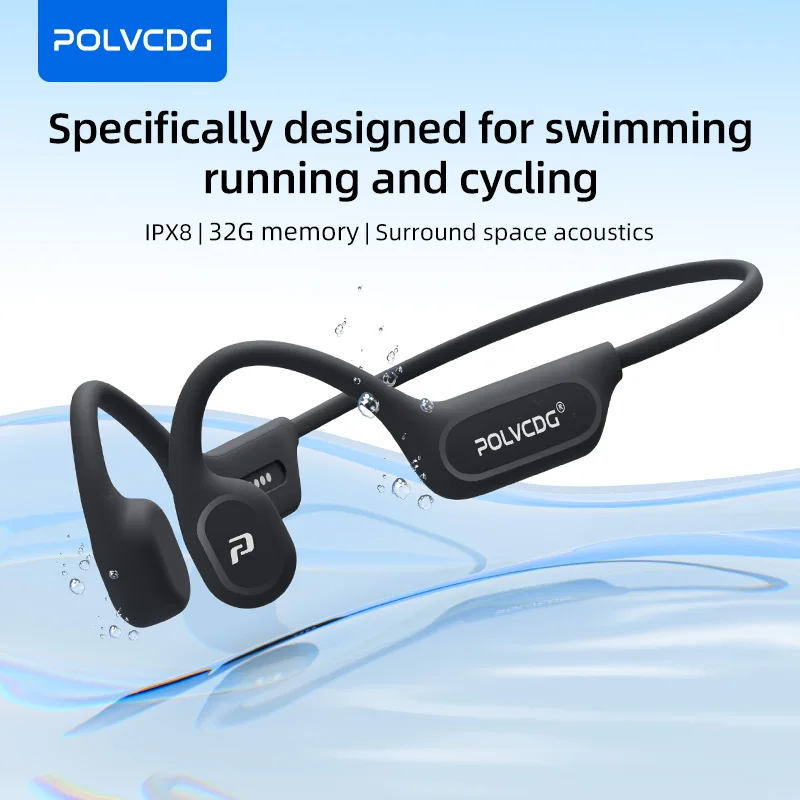 POLVCDG X9 Bone Conduction Ear - đánh giá và giá Bone Conduction Running Headphones