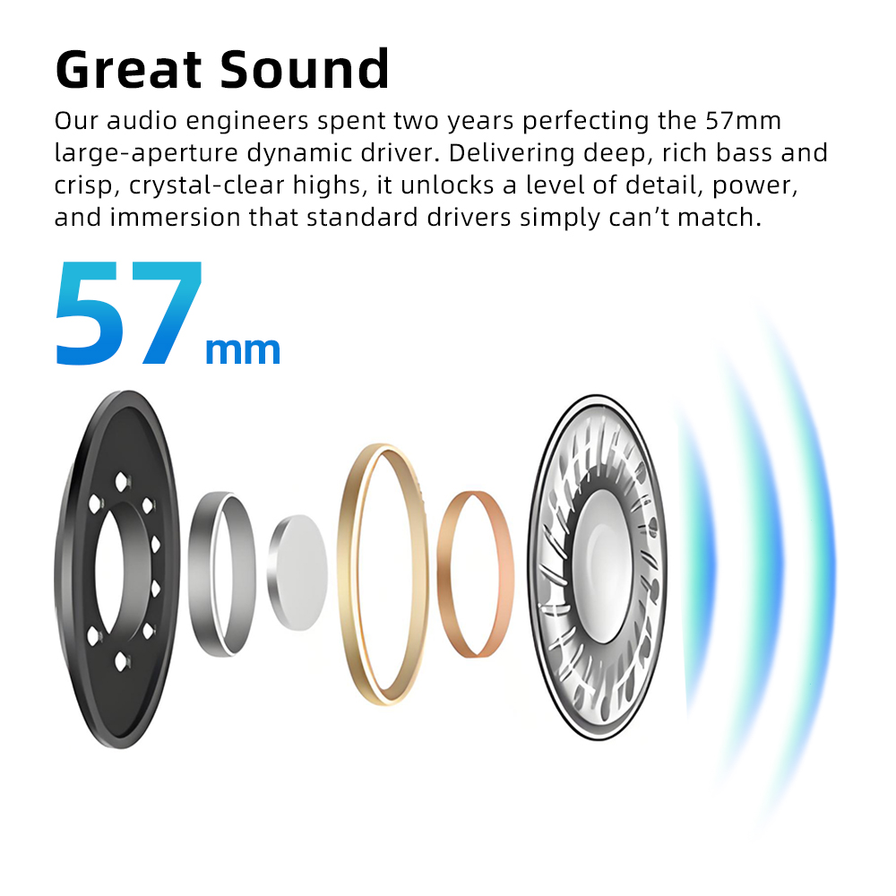 Bluedio 57mm Driver Wireless H - đánh giá và giá Anc Wireless Over Ear Headphones