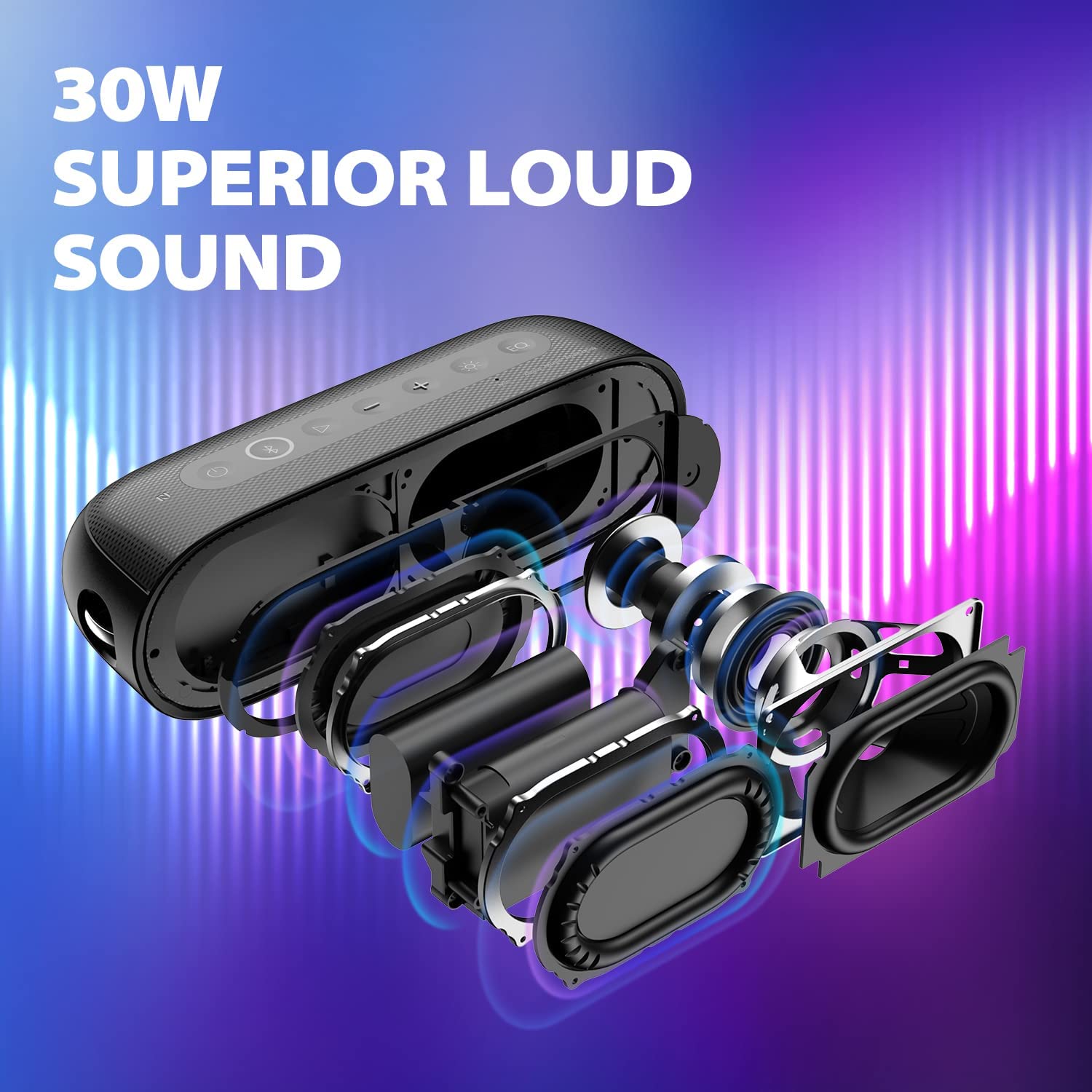 Tribit 30W Outdoor Portable Sp - đánh giá và giá Portable Bluetooth Speaker Waterproof Ipx7