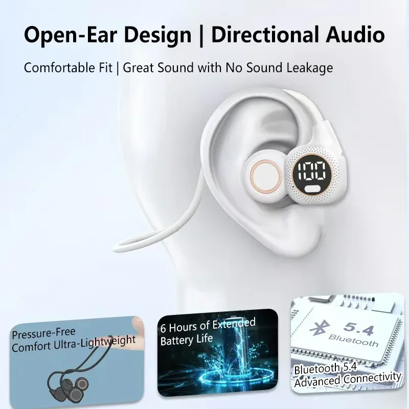 Bone Conduction Bluetooth Earb - đánh giá và giá Anc Wireless Over Ear Headphones