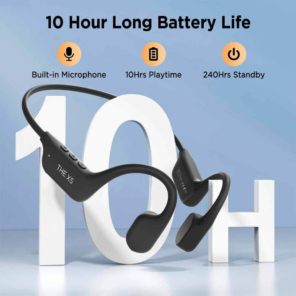Mpow X5 Bone Conduction Headph - đánh giá và giá Open Ear Air Conduction Headphones