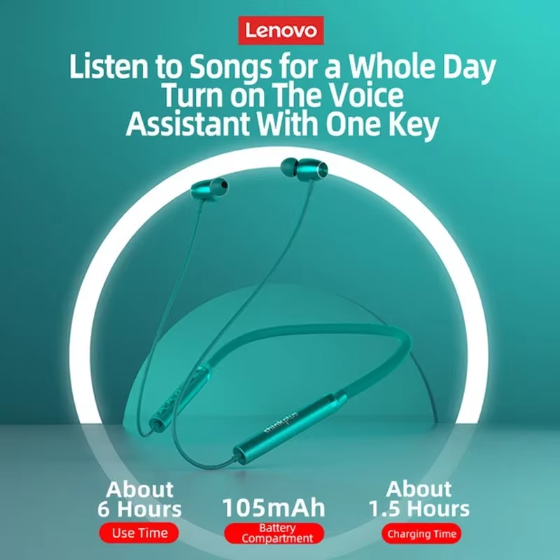 Lenovo Bluetooth Earphones Wat - đánh giá và giá Magnetic Neckband Sports Earphones