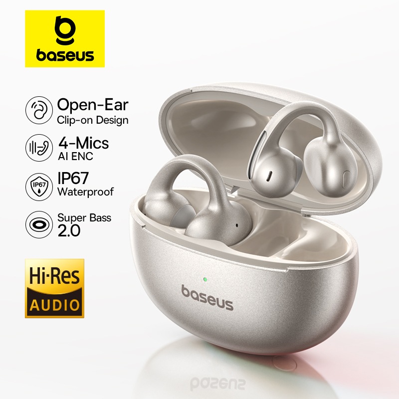 Baseus MC1 Pro Ear Clip Wirele - đánh giá và giá Open Ear Air Conduction Headphones