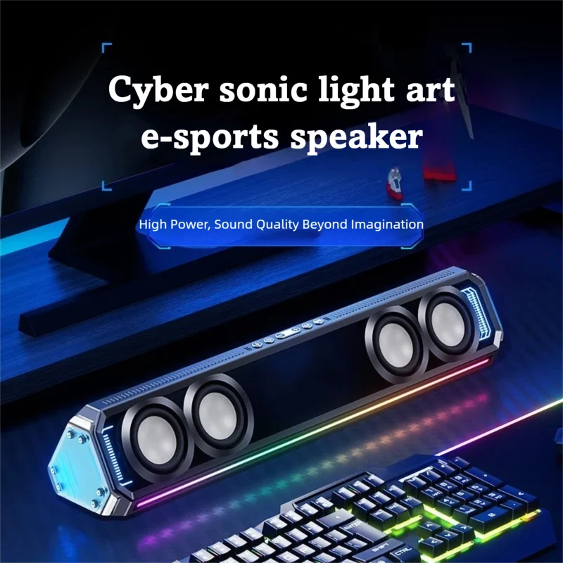 Gaming Soundbar with RGB Light - đánh giá và giá Rgb Computer Soundbar For Pc