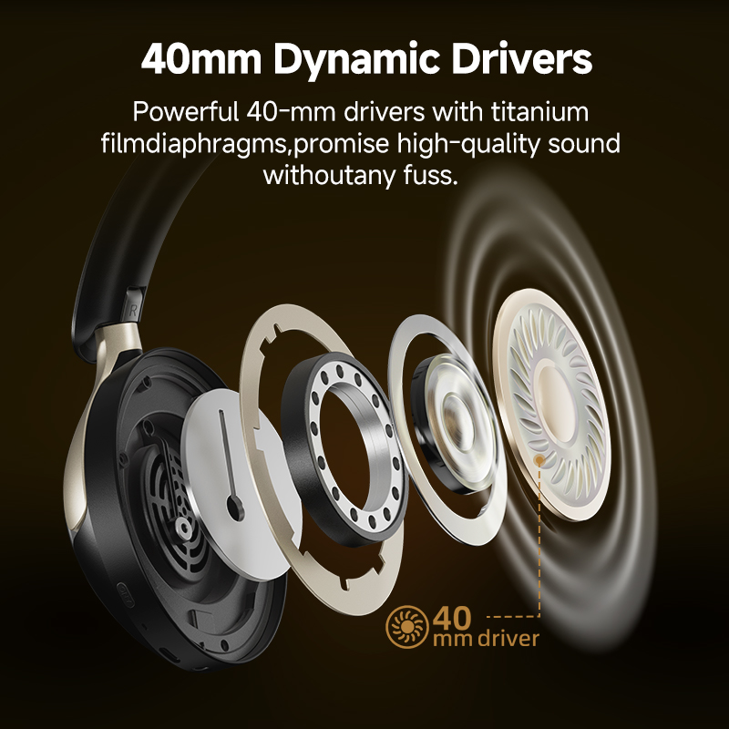 QCY H3 PRO Adaptive ANC Wirele - đánh giá và giá Anc Wireless Over Ear Headphones