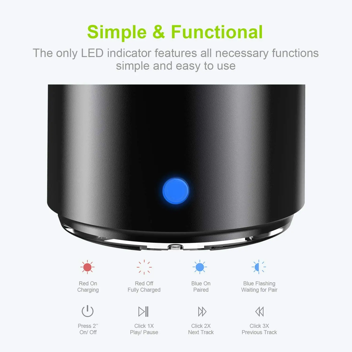 Loa Bluetooth EWA A106 Pro Loa - đánh giá và giá Portable Bluetooth Speaker Waterproof Ipx7