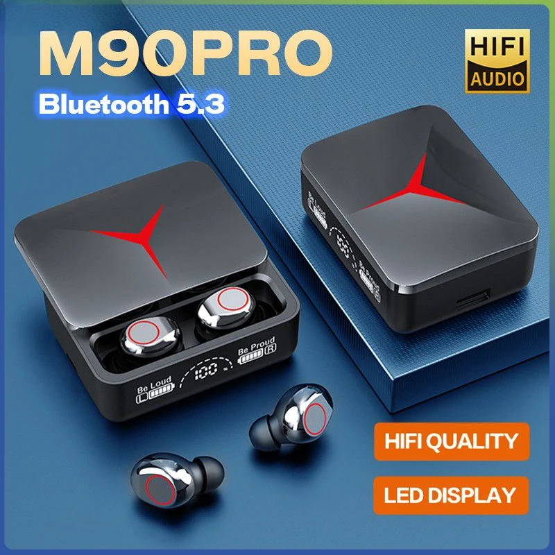 TWS M90 Pro Wireless Headphone - đánh giá và giá Tws Earbuds Bluetooth 5.3