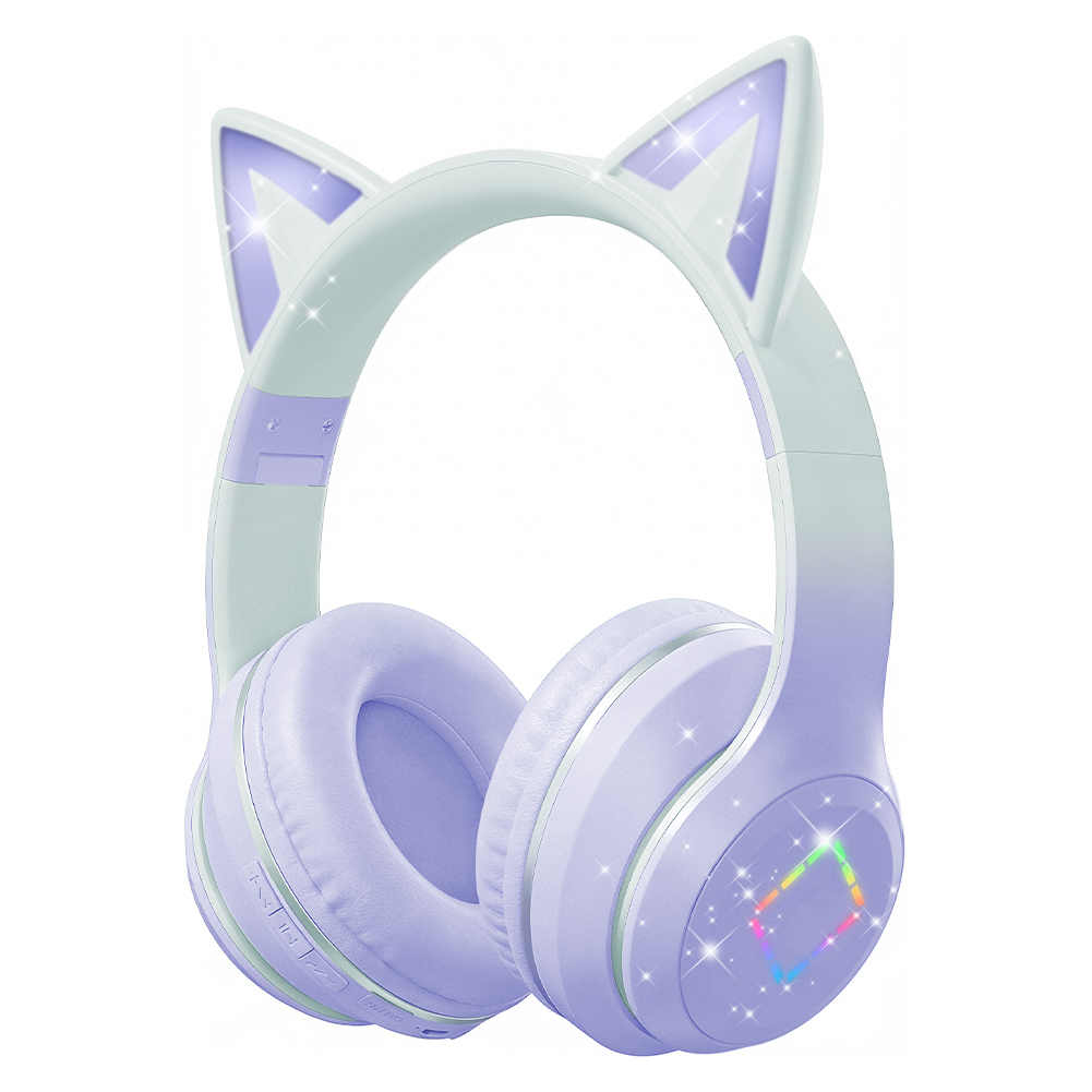 Lovely Kawaii Cat Ear Wireless - đánh giá và giá Cat Ear Bluetooth Headset Led