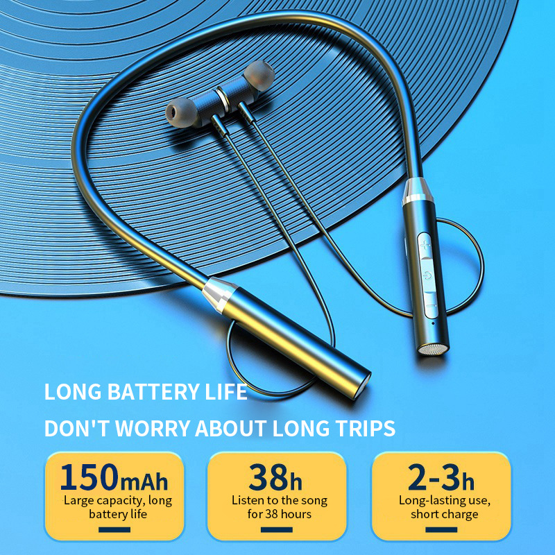 9D Wireless Bluetooth Earphone - đánh giá và giá Magnetic Neckband Sports Earphones