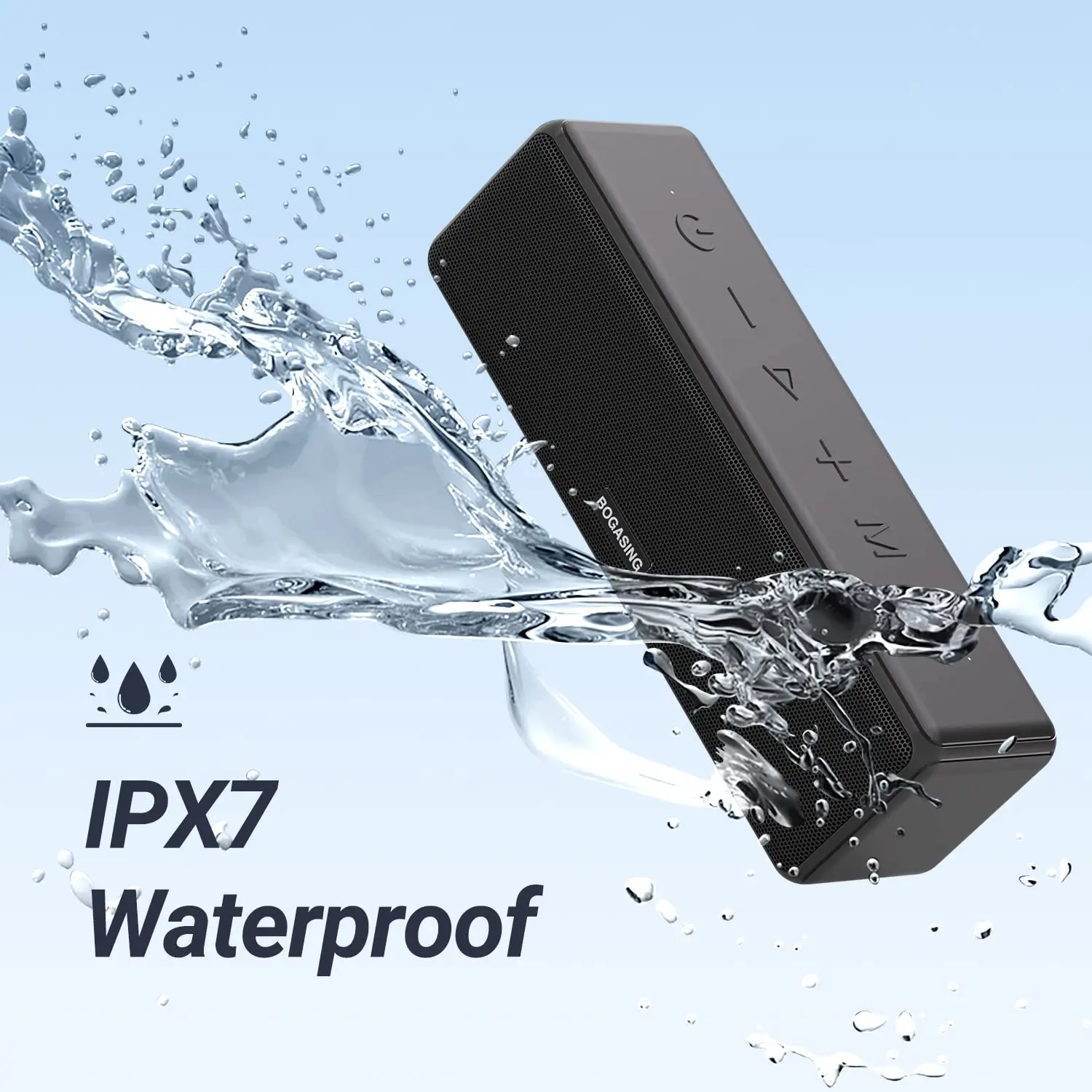 BOGASING M8 Wireless Bluetooth - đánh giá và giá Portable Bluetooth Speaker Waterproof Ipx7