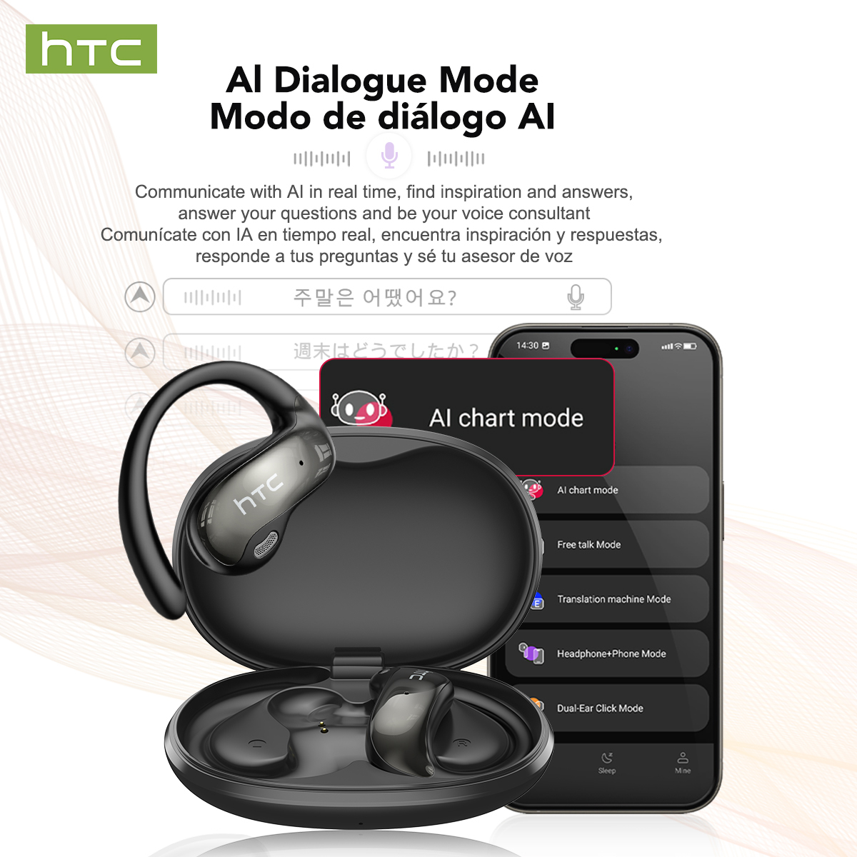 HTC NE19 Bluetooth Earphones A - đánh giá và giá Type C Wired Earphones With Mic