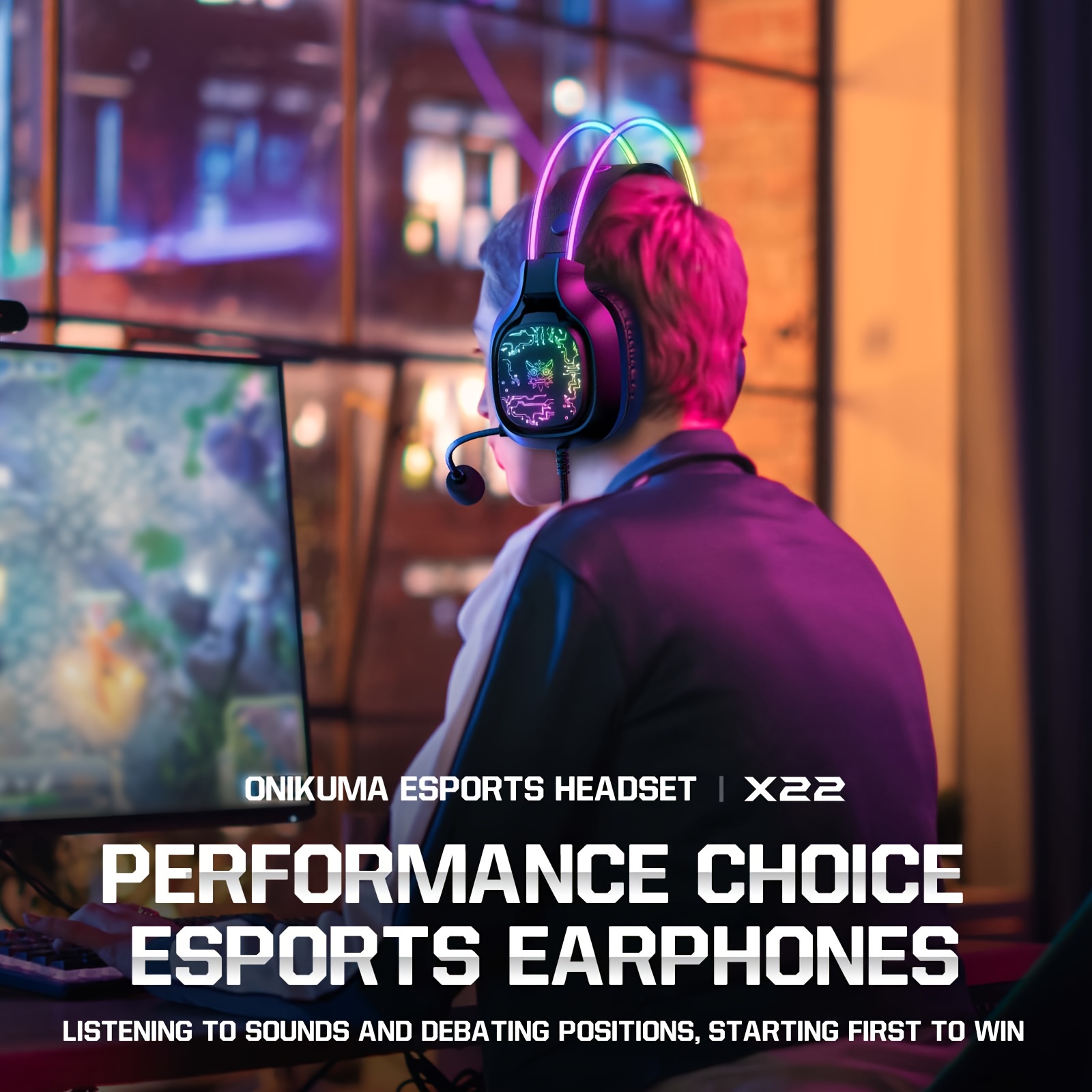 ONIKUMA X22 Gaming Headset RGB - đánh giá và giá Gaming Headset With Mic Rgb