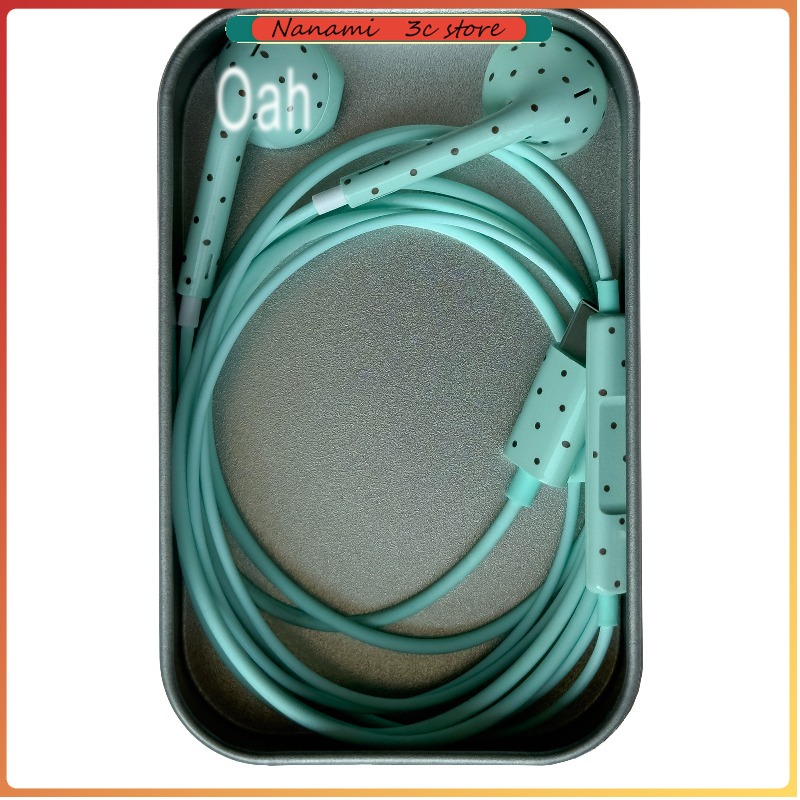 Oah Polka Dot Wired Earphones  - đánh giá và giá Headphones