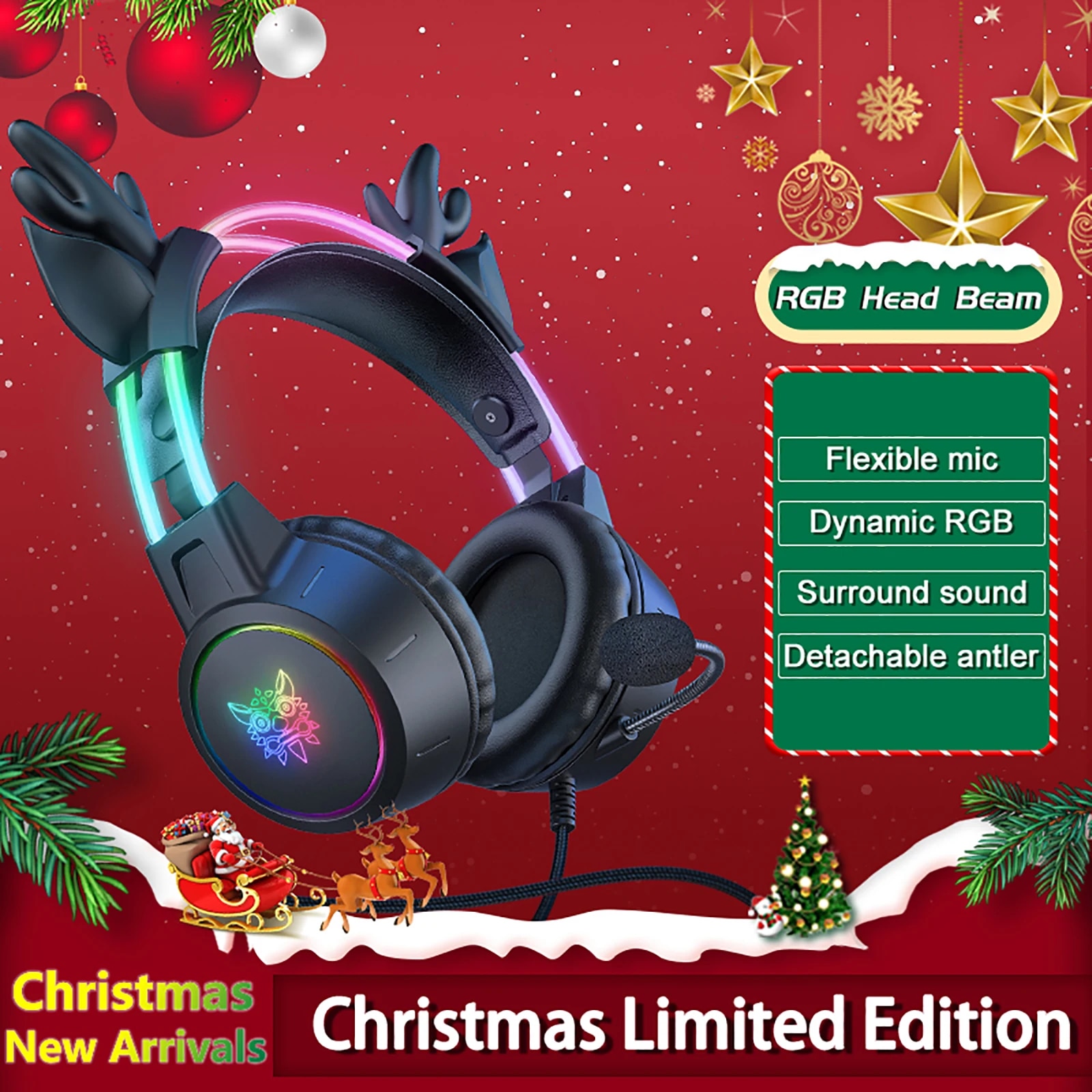 ONIKUMA Gaming Headset for 202 - đánh giá và giá Gaming Headset With Mic Rgb