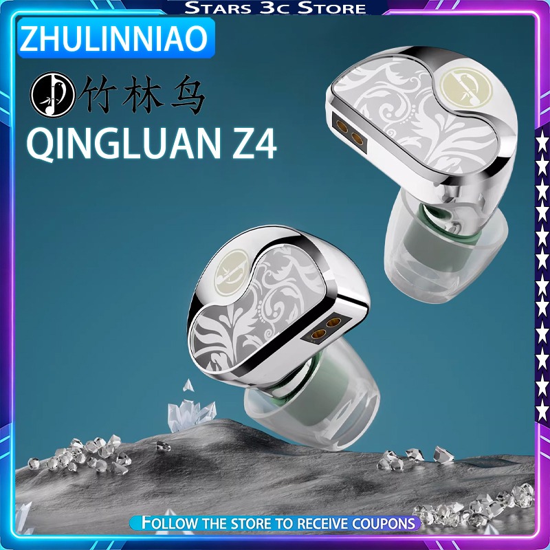 New Zhulinniao Qingluan Z4 HIF - đánh giá và giá Planar Magnetic Iem Earphones