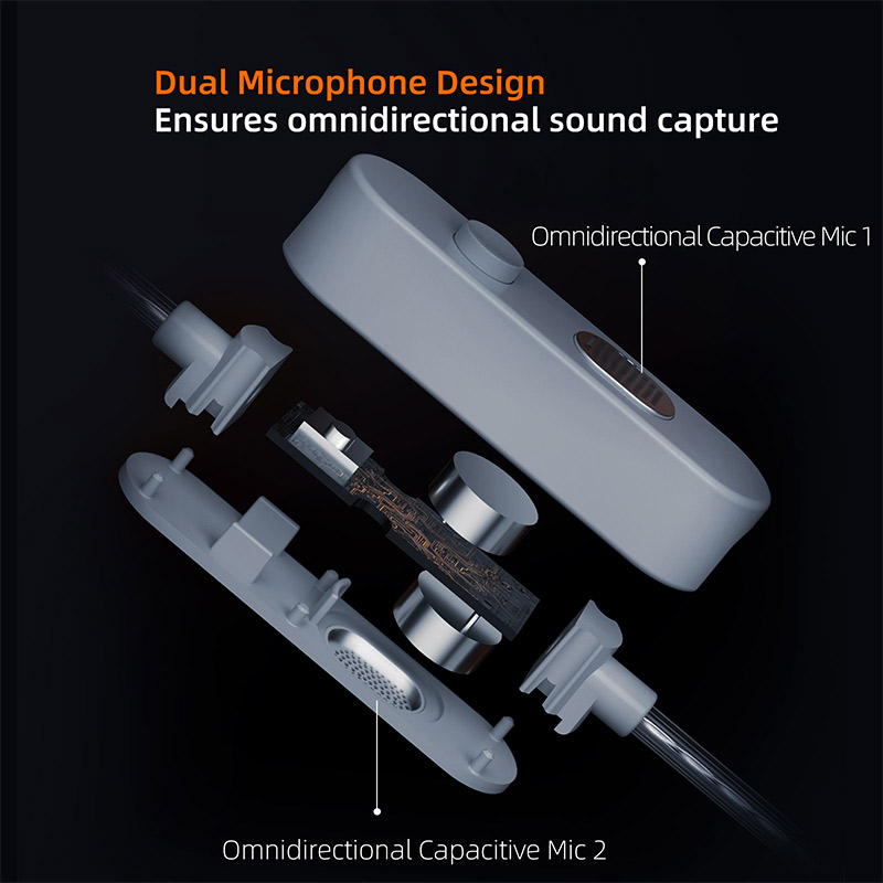 NEW KZ M2 Dual Microphone silv - đánh giá và giá Type C Wired Earphones With Mic