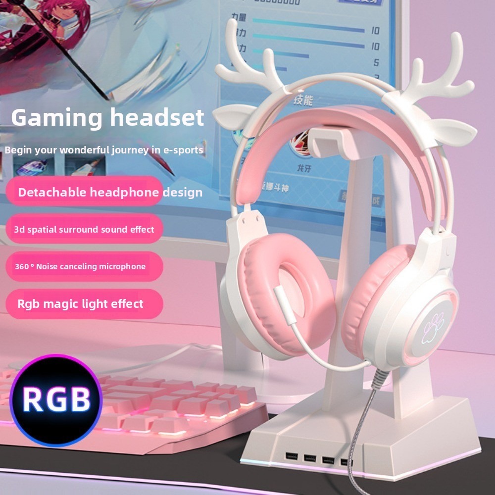 RGB Gaming Earphones with High - đánh giá và giá Gaming Headset With Mic Rgb